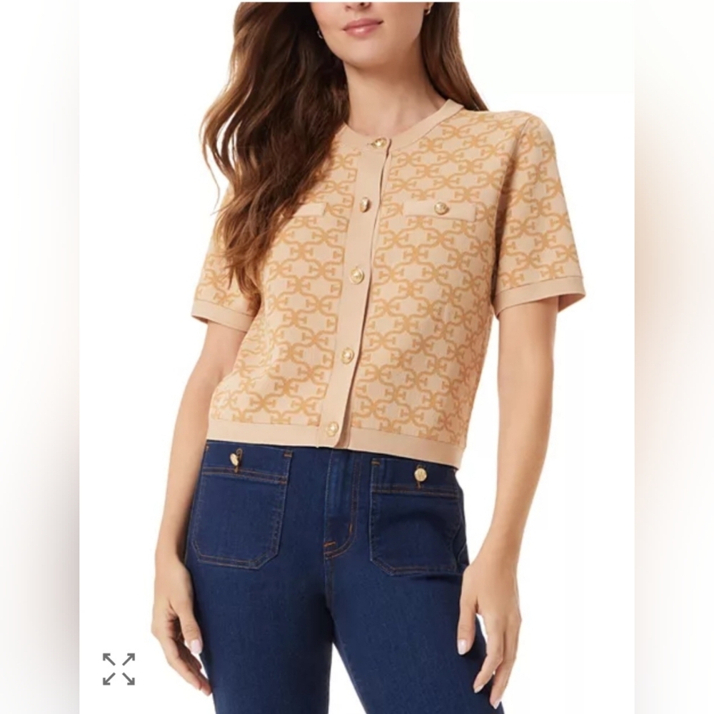 Sam Edleman Short Sleeve Coleen Cardigan Size Small